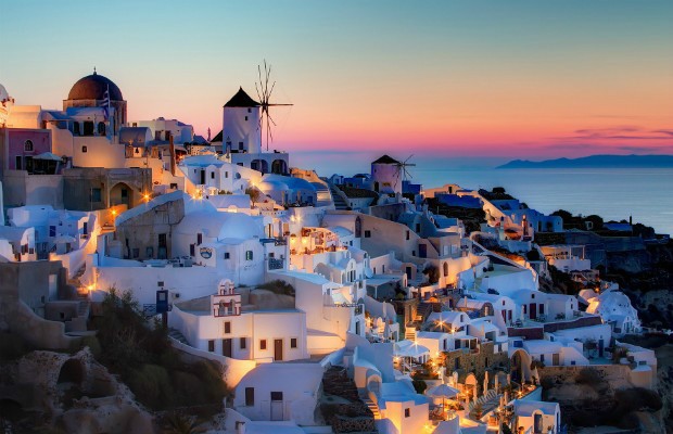  santorini adası